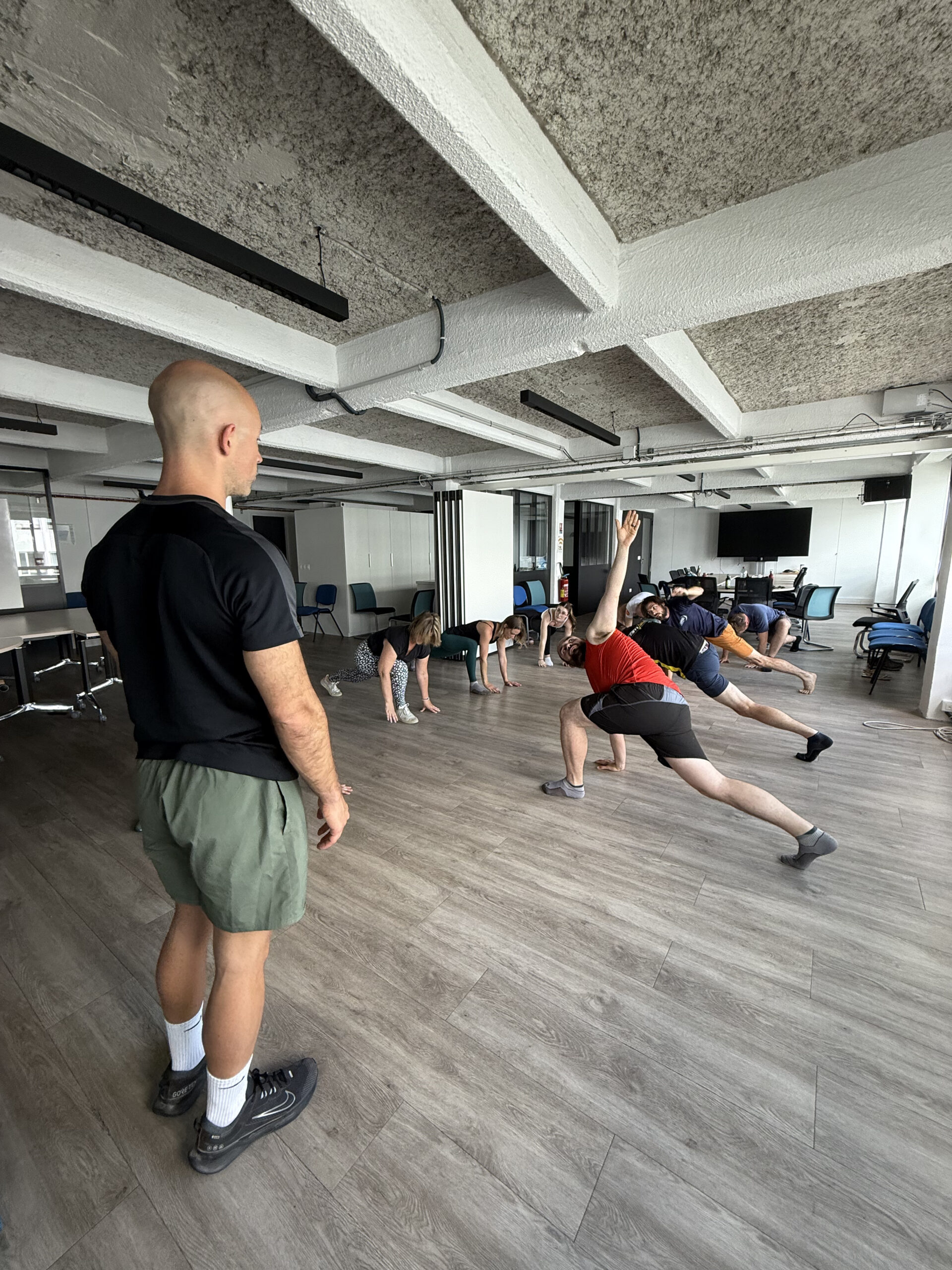 séance de sport en entreprise à Lille